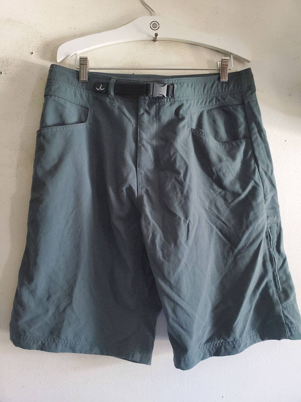 Prana  Men's Green Outdoor Quick-Dry Shorts